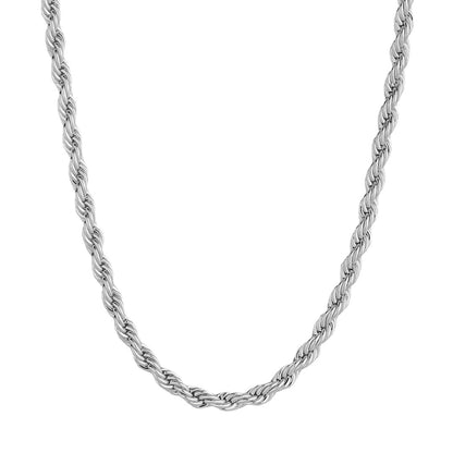 C&J™ 18K Gold Plated Stainless Steel Twist Chain Necklace