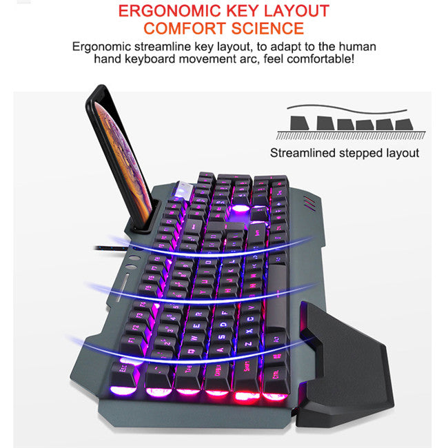 C&J™ Mechanical Keyboard with RGB Backlight