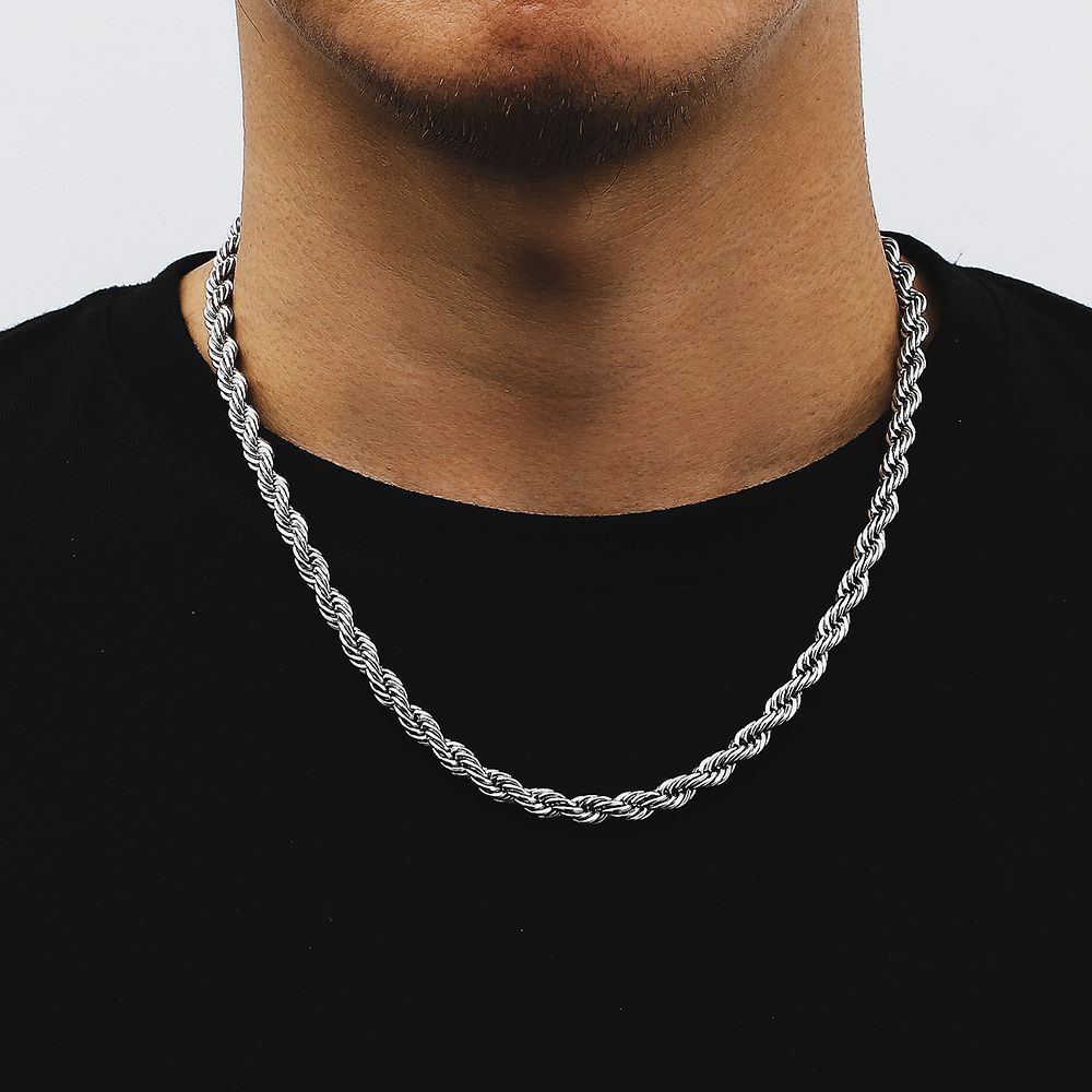 C&J™ 18K Gold Plated Stainless Steel Twist Chain Necklace