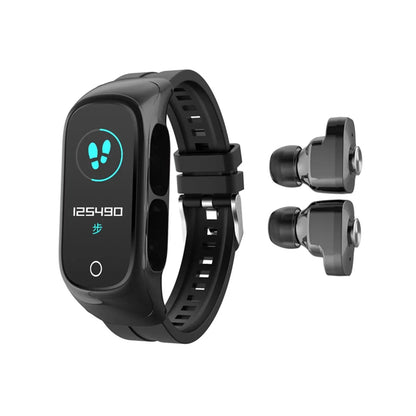 C&J™ 2-In-1 Smart Watch & Earbuds Fitness True Wireless Combo