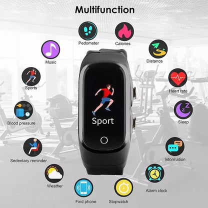 C&J™ 2-In-1 Smart Watch & Earbuds Fitness True Wireless Combo