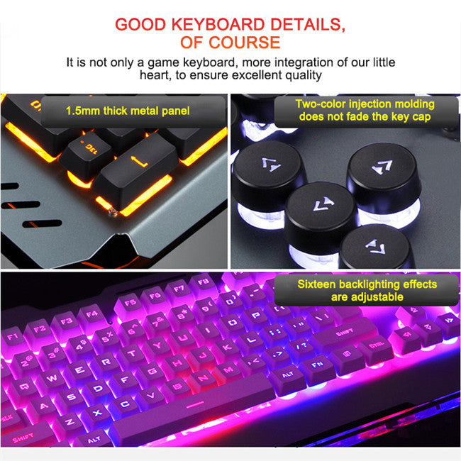 C&J™ Mechanical Keyboard with RGB Backlight