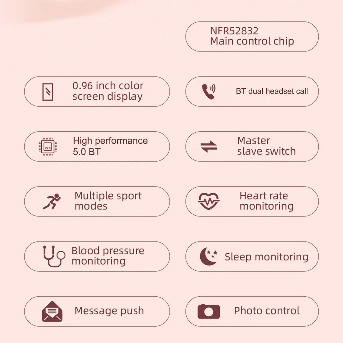 C&J™ 2-In-1 Smart Watch & Earbuds Fitness True Wireless Combo