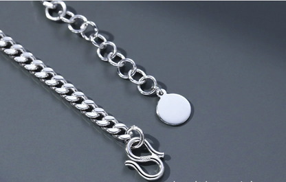 C&J™ Vintage Thai Silver Bracelet for Men's Fashion